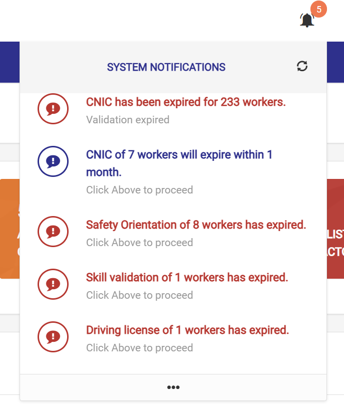 HSE Compliance — Safety orientation, medical checkups, and certification expiry tracking
